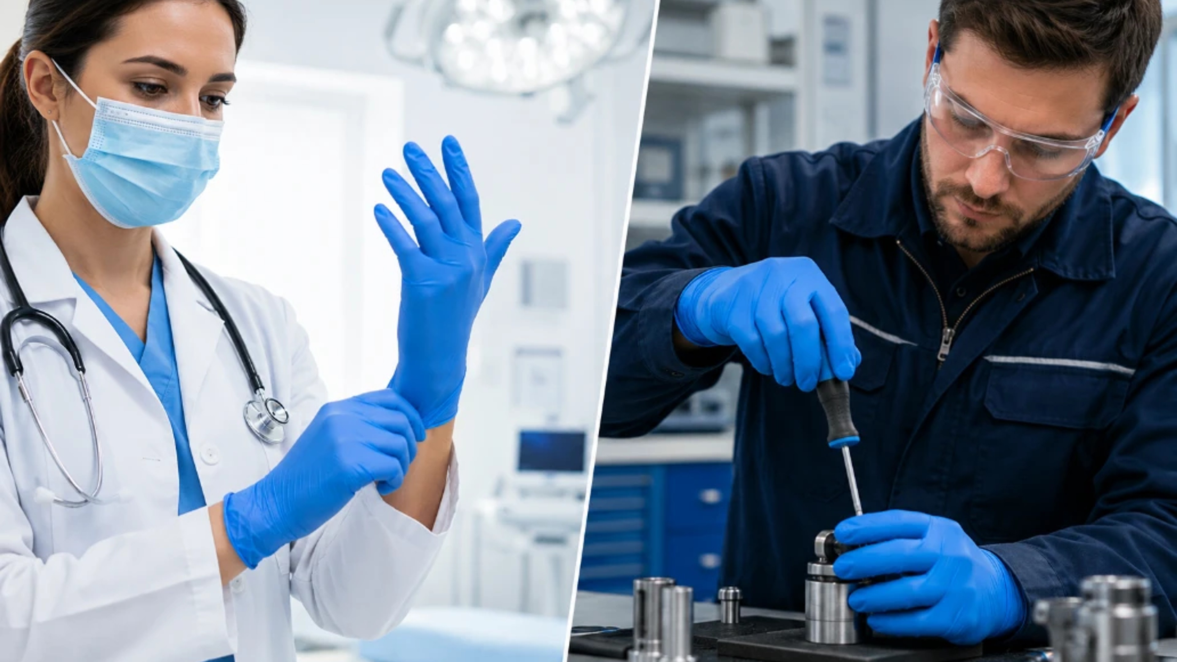 Latex vs. Nitrile Gloves for Industrial and Medical Use: Which Wins Where