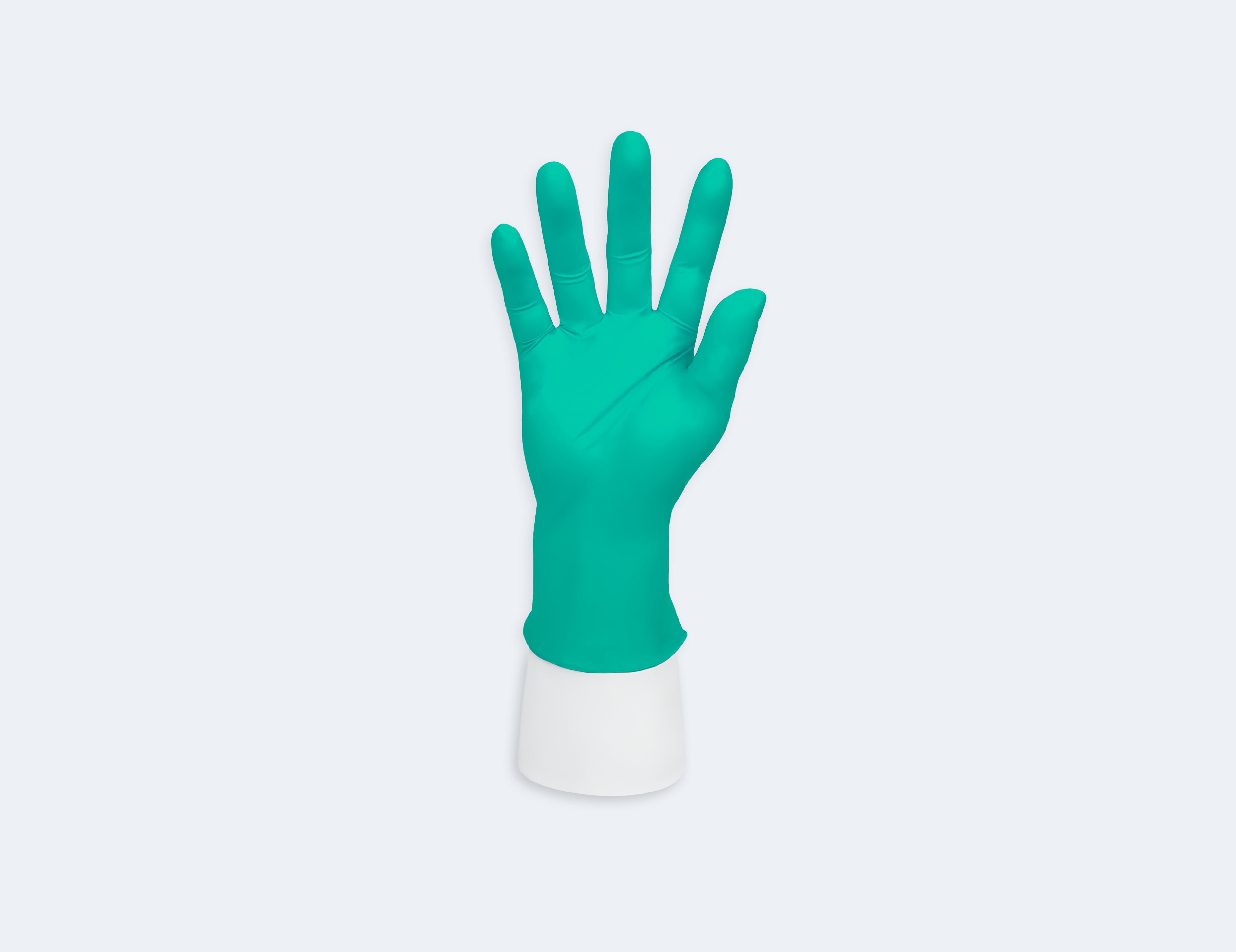 ChemTuff™ Disposable Nitrile Gloves overall glove shape, color, and material finish with Nitrile, showing chemical, oil, and industrial liquid protection.