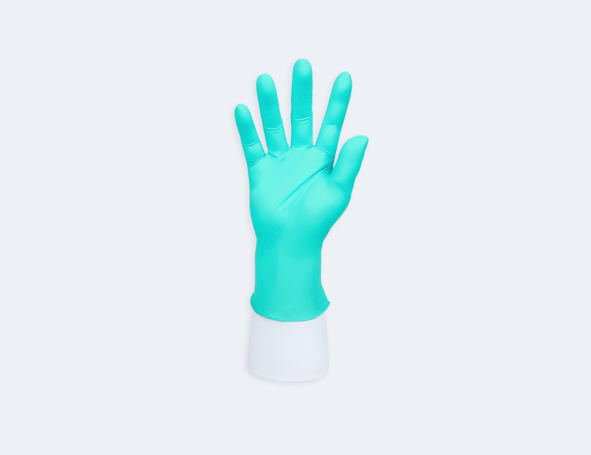 BIODEGRADABLE Nitrile (Exam) Gloves overall glove shape, color, and material finish, showing biodegradable nitrile protection for responsible purchasing.