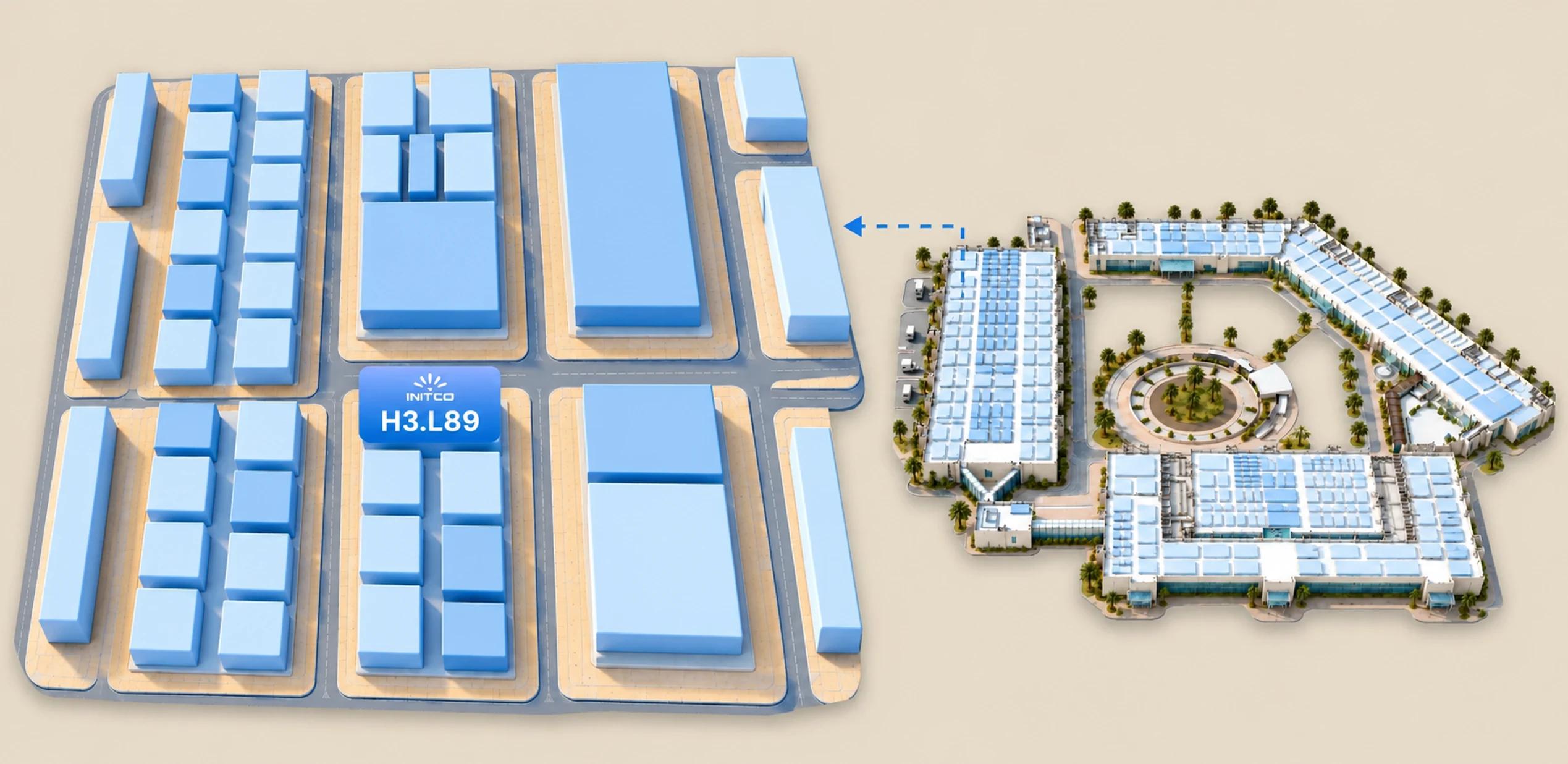INTCO Medical Booth H3.L89 location at Riyadh International Convention and Exhibition Center