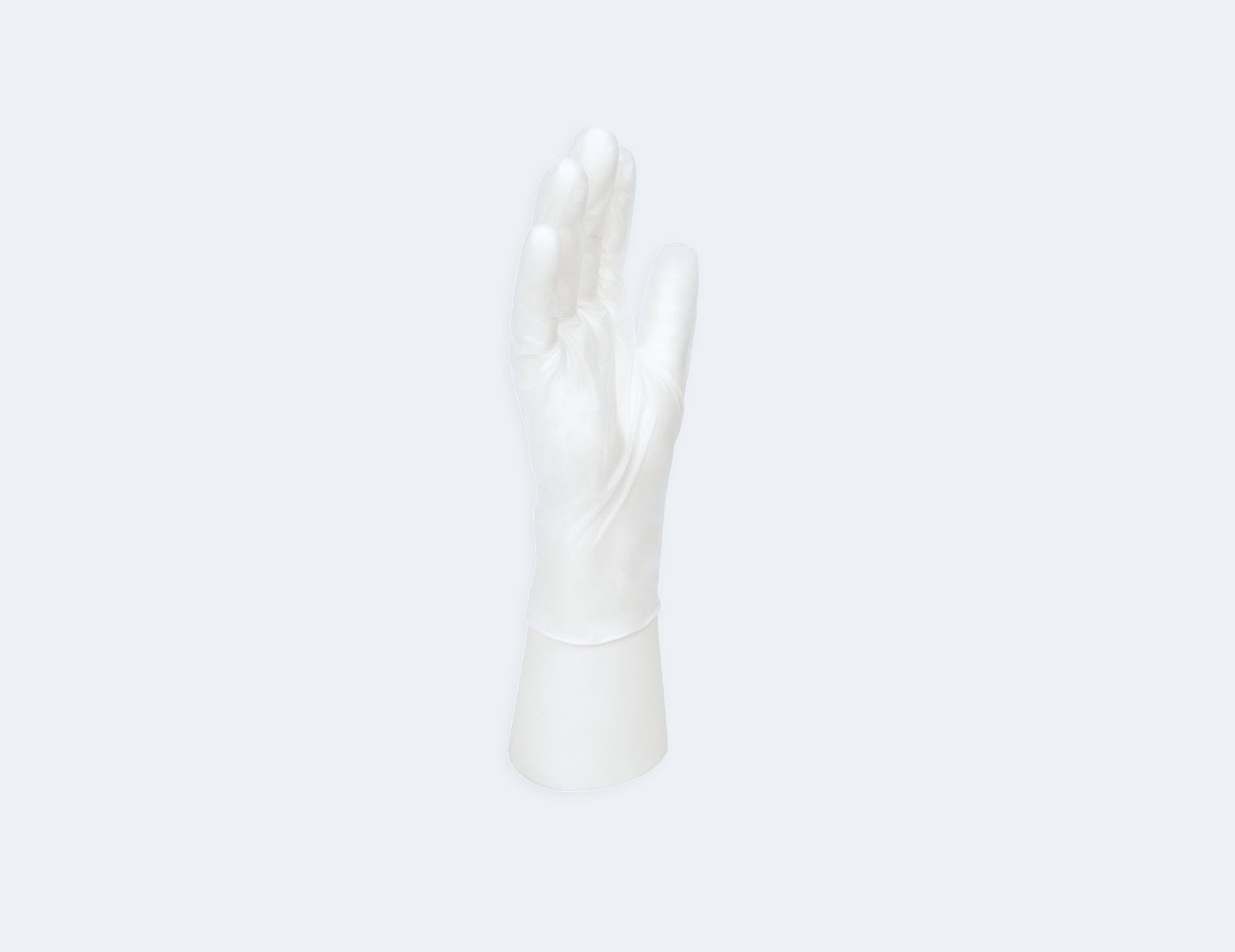Disposable Vinyl Gloves glove fit, cuff design, and wearing comfort with Vinyl, showing ambidextrous, beaded cuff for Industrial and Laboratory.