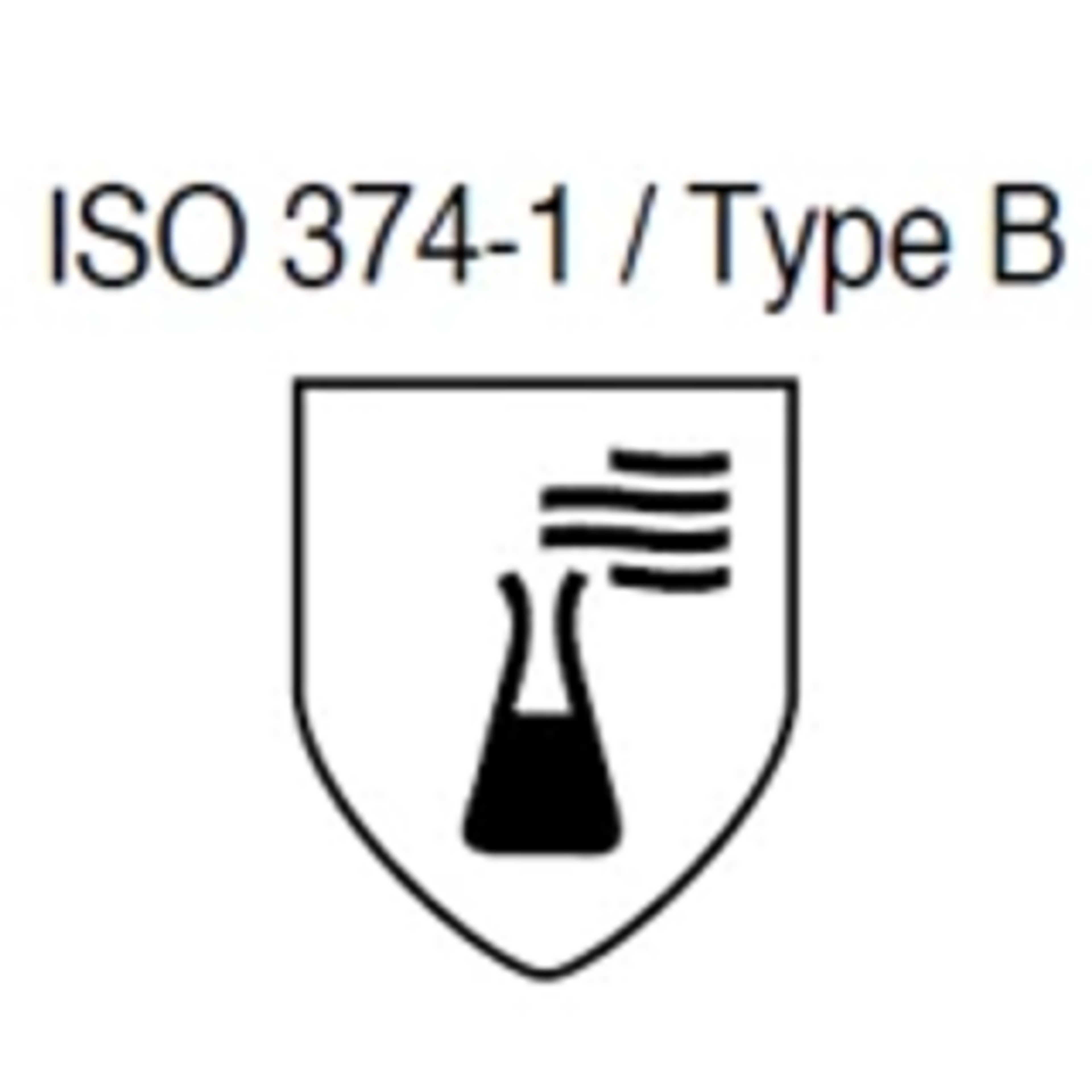 EN ISO 374-1:2016+A1:2018 certified chemical resistant nitrile gloves by INTCO MEDICAL designed for protection against hazardous chemical exposure in industrial environments.