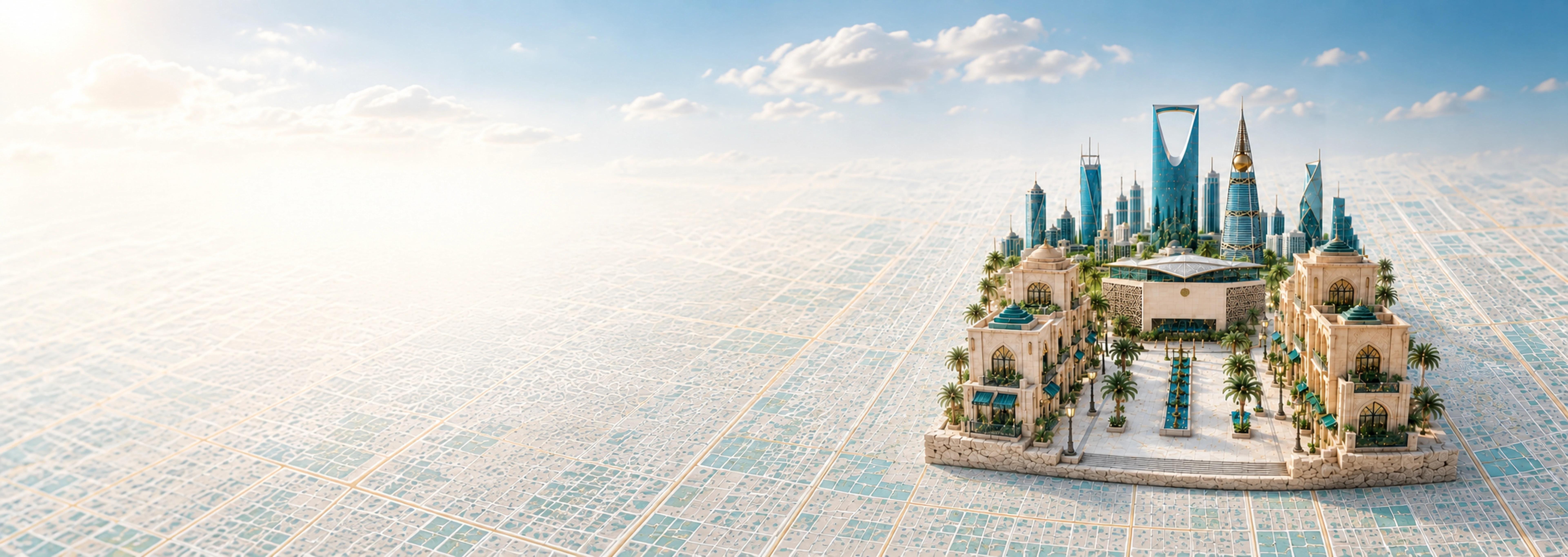 2026 GLOBAL HEALTH EXHIBITION background featuring the Riyadh skyline and convention venue