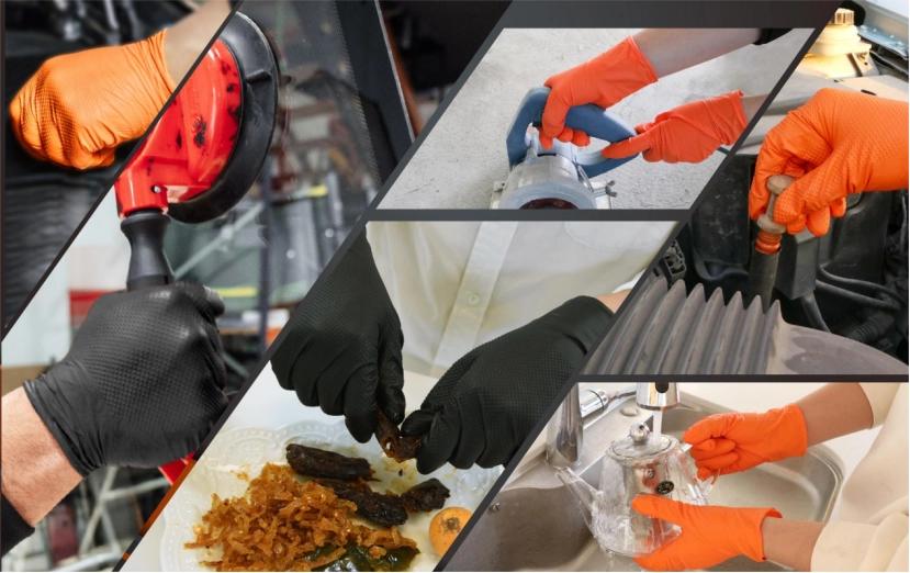 Experience the Grip: Why Diamond Textured Nitrile Gloves Stand Out