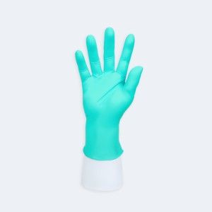 BIODEGRADABLE Nitrile (Exam) Gloves compact view for identifying the glove style with Nitrile, showing biodegradable nitrile protection for responsible purchasing.