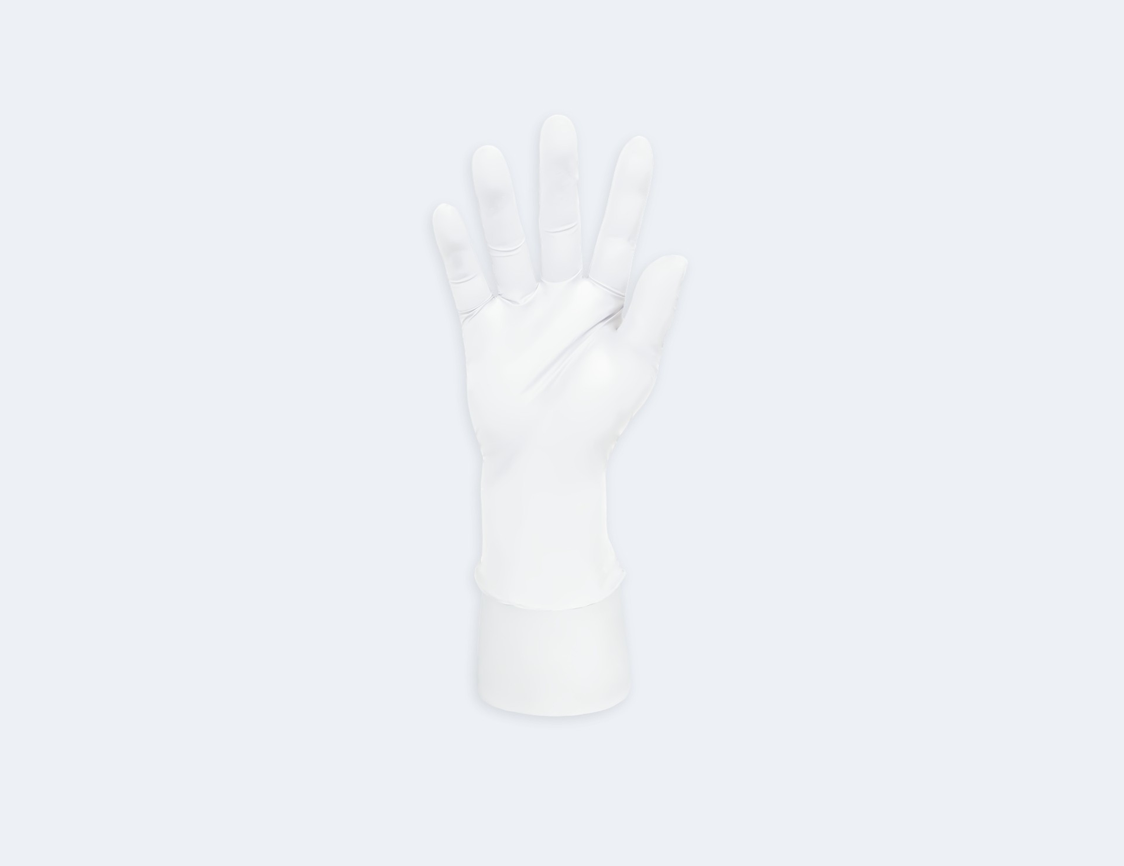 INTCO medical white nitrile gloves