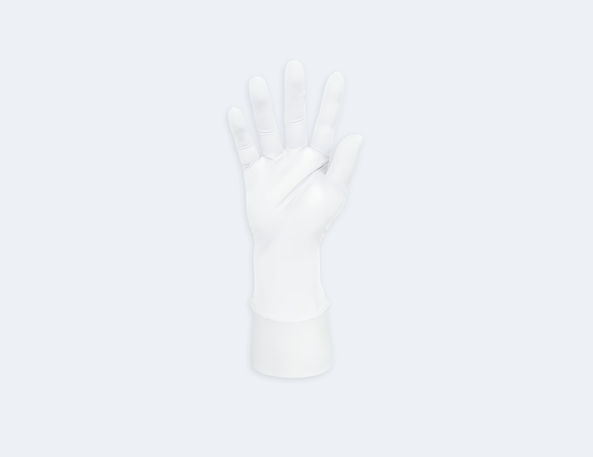 INTCO medical white nitrile gloves