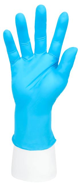 Blue Synmax Ultra Vinyl Glove