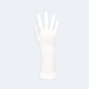 Disposable Cleanroom Nitrile Gloves compact view for matching the glove to work tasks, showing low-particle cleanroom handling for Life Sciences and Laboratory.