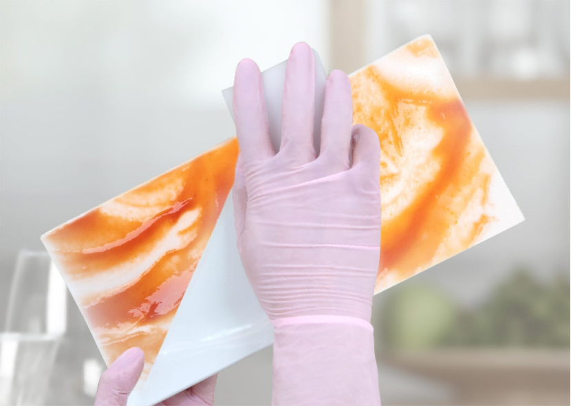 Material: Nitrile; latex-free