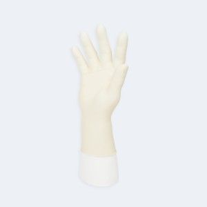 Disposable Synthetic Latex Gloves compact view of texture and grip details with Synthetic Latex, showing synthetic latex comfort with latex-free positioning.