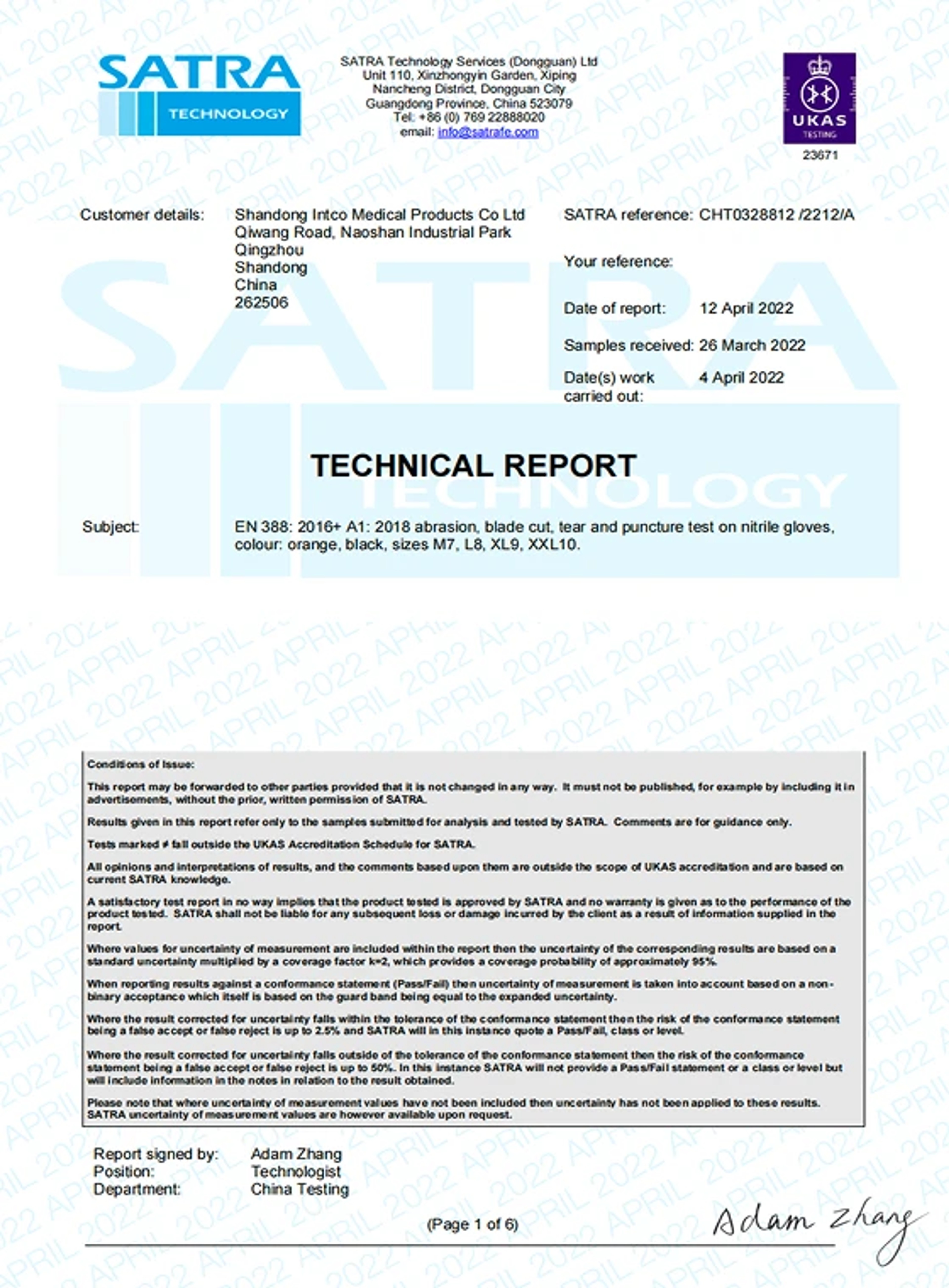 EN 388 document