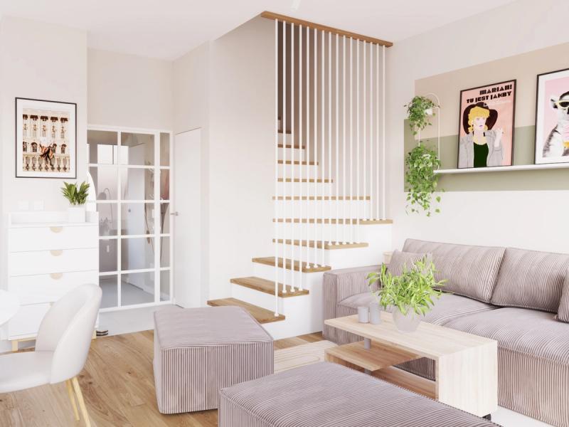 Nie ruszaliśmy niczego, co zostało zrobione wcześniej. Wszystko pasowało, brakowało tylko kropki nad i. Schody z ażrurową balustradą, drzwi - idealnie wkomponowały się w nasz projekt. Zaprojektowaliśmy lekkie szklane drzwi do wiatrołapu i ta cześć wnętrza też nabrała charakteru.