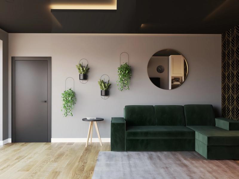 Rośliny w ściennych wieszakach. Spokój i relaks.