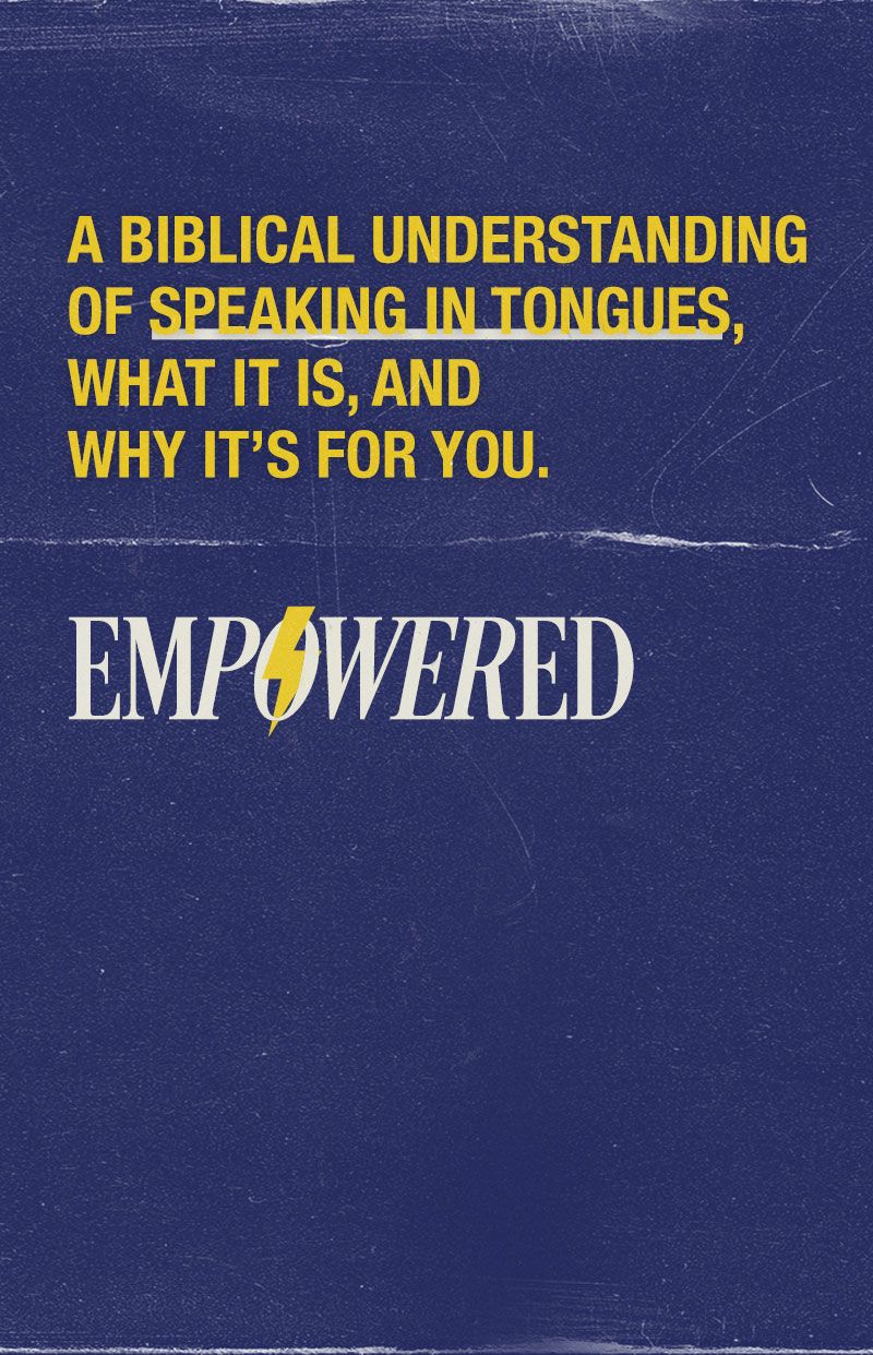 A Biblical understanding of  speaking in tongues, what it is, and why it's for you.
