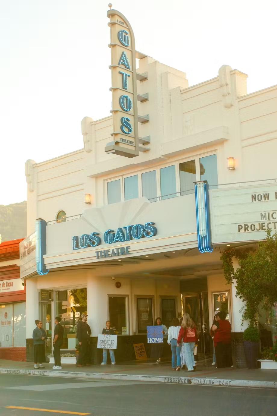 TFH Los Gatos greeters outside the Los Gatos theater