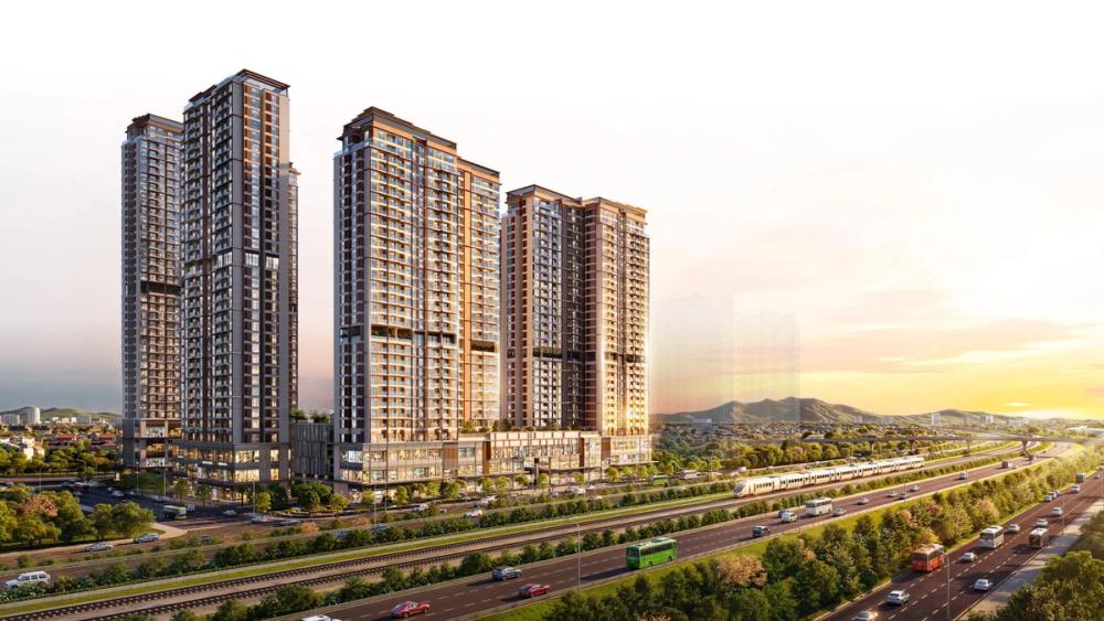 Imperia Sky Park 沿大路的住宅大樓效果圖