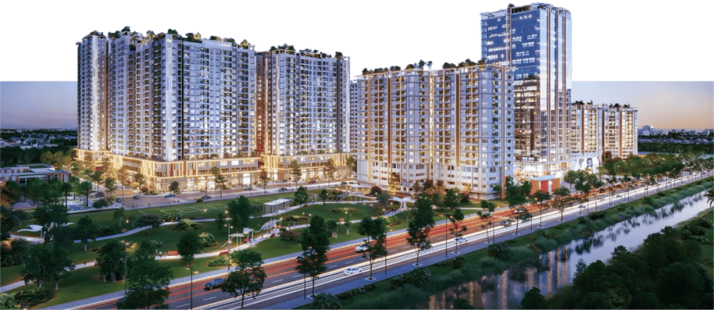 The Win City 住宅大樓夜景效果圖
