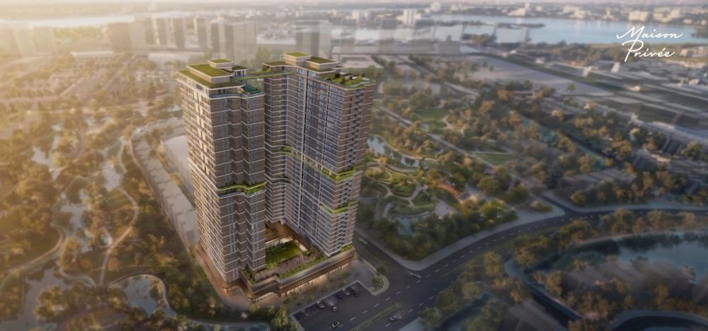 Maison Privée 兩座住宅大樓及 Ciputra 綠化環境官方效果圖
