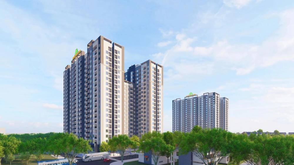 Yên Bình Complex 兩座住宅大樓效果圖