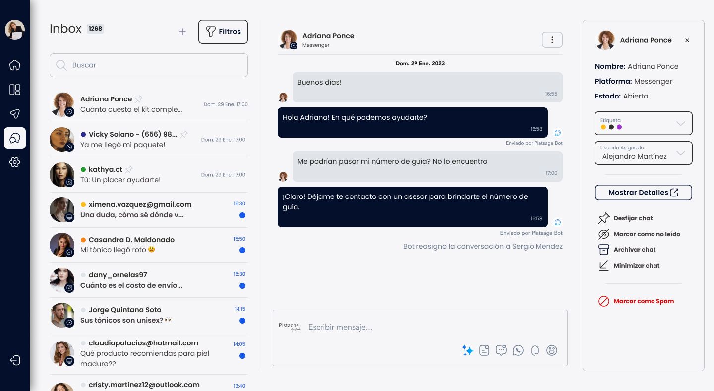 imagen mostrando Chatbot con IA
