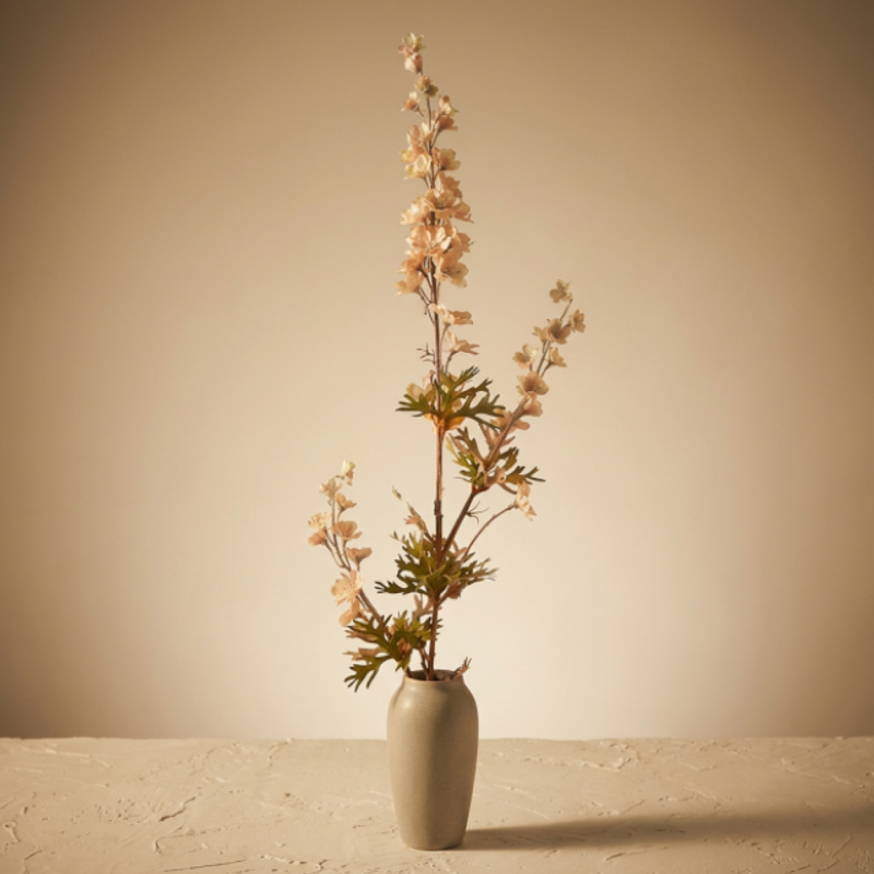 Ramillete Delphinium Blanca 82cm