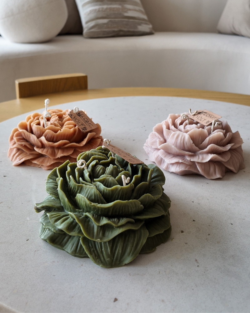 Flor Verde olivo — vista 2