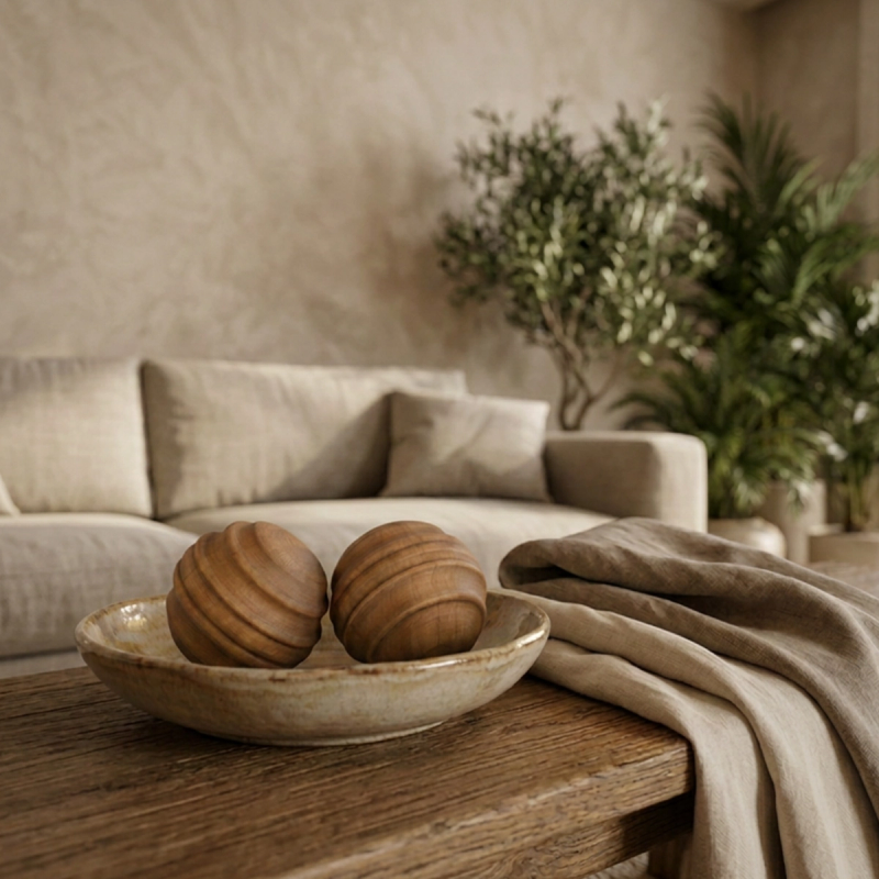 Esfera Mayte de Madera — vista 4