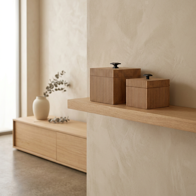 Set de 2 Cajas Cuadradas Linett — vista 2