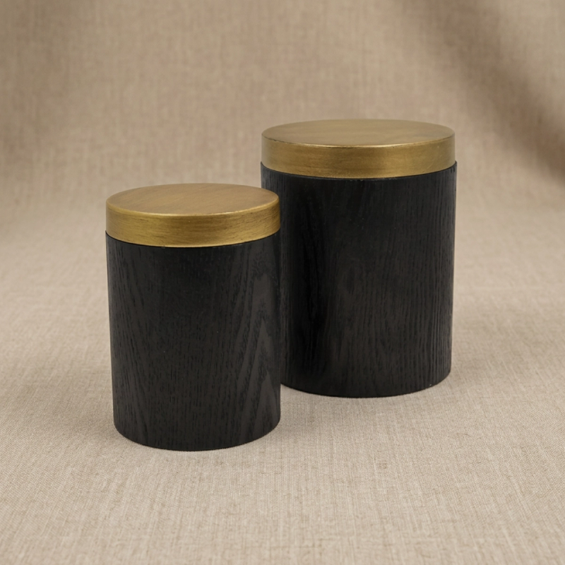 Set de 2 Frascos Acabado Negro