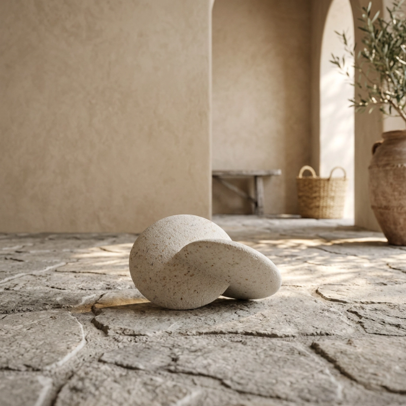 Figura Tulum Simulación Granito — vista 2