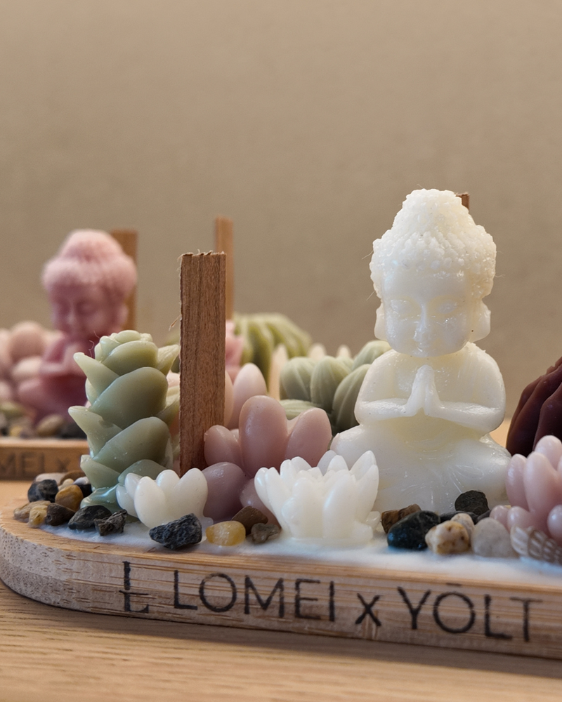 Set decorativo Budda Blanco — vista 2