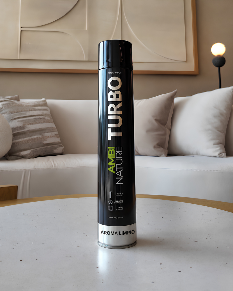 Aerosol turbo aroma limpio