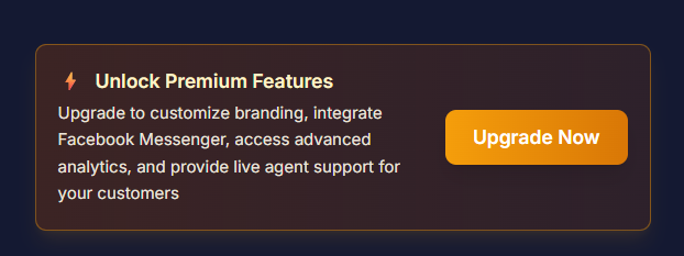 upgrade banner