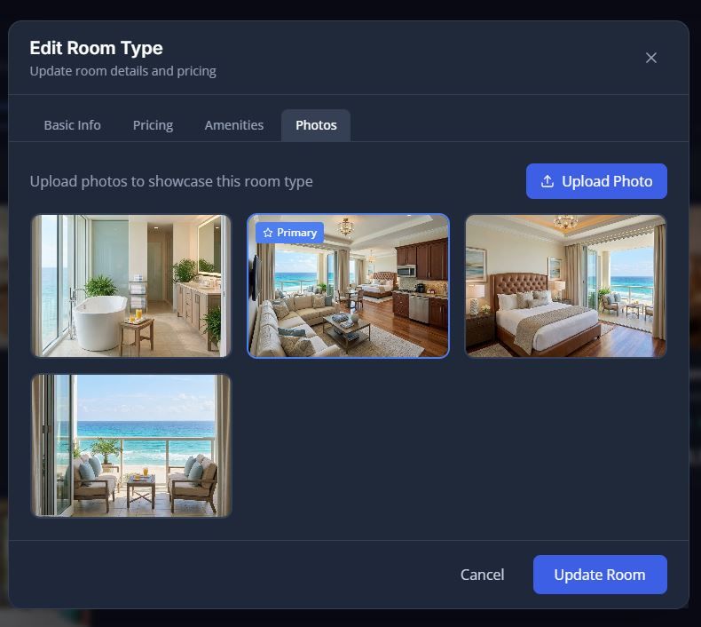 photos tab