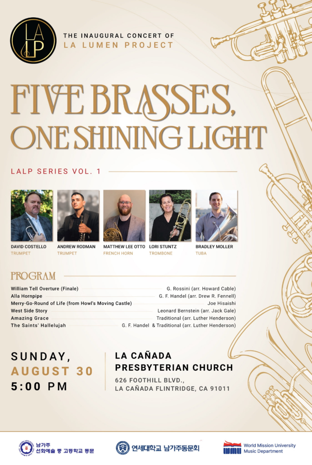 Poster for Five Brasses, One Shining Light