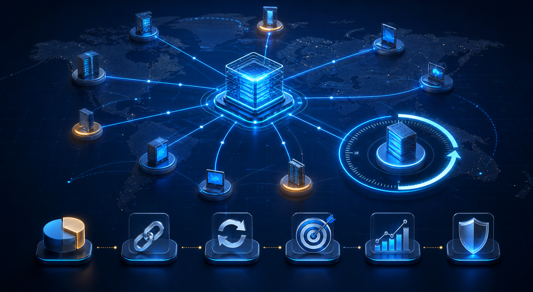 Global short-term proxy nodes connected through a secure gateway with a lifecycle timer