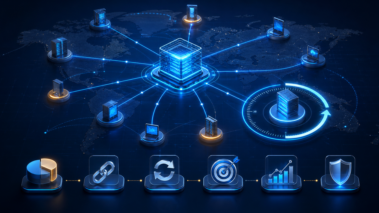 Global short-term proxy nodes connected through a secure gateway with a lifecycle timer