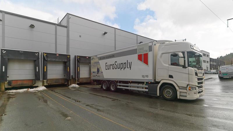 EuroSupply lager og lastebil