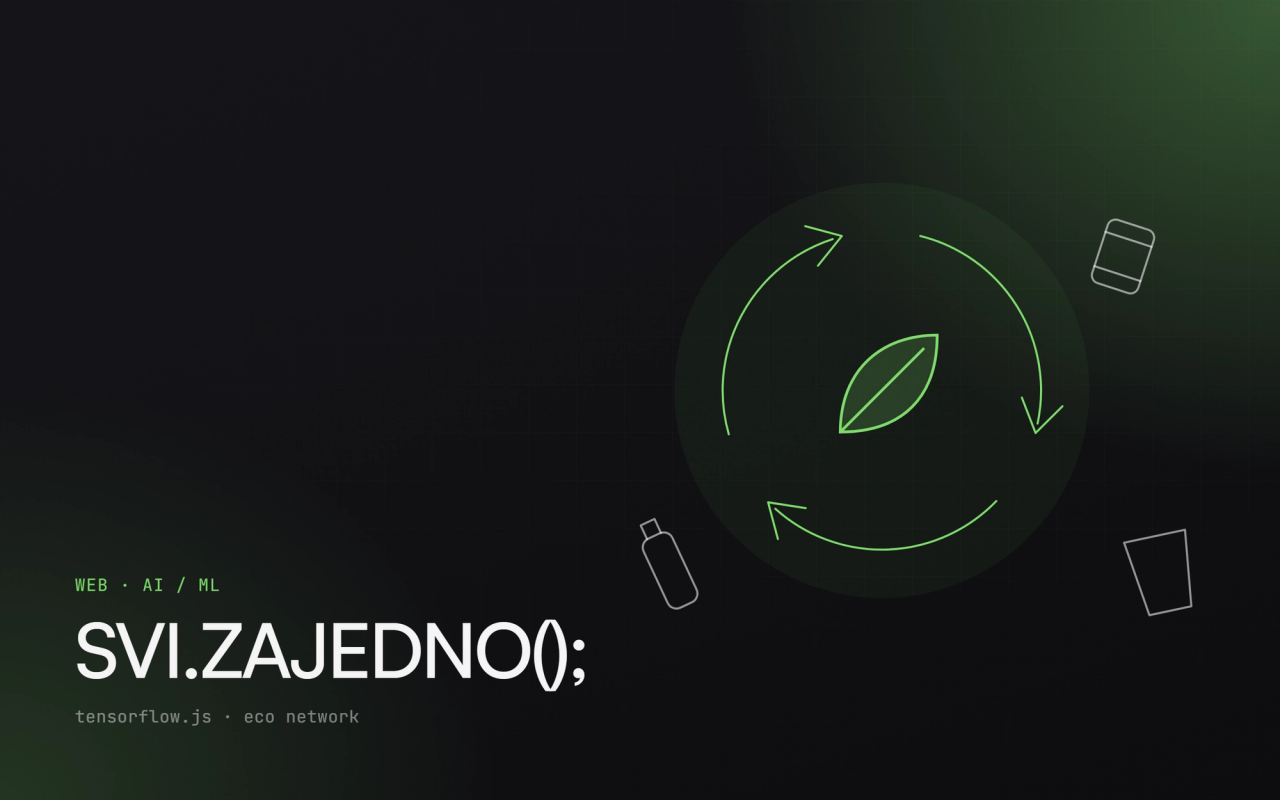 SVI.ZAJEDNO(); cover: title and project illustration on a dark background