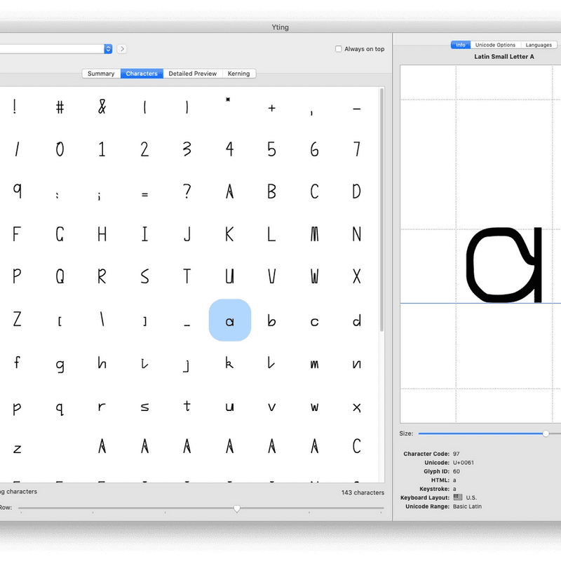 Type Design & Basics of Fontography | Alessandro Segalini
