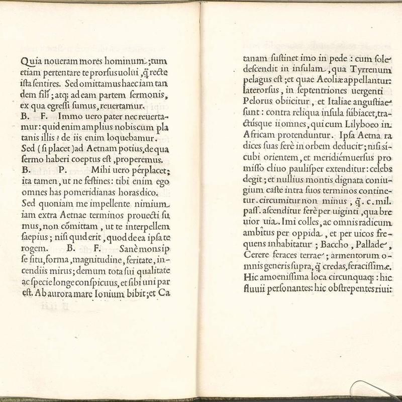 De Aetna 1496 book spread