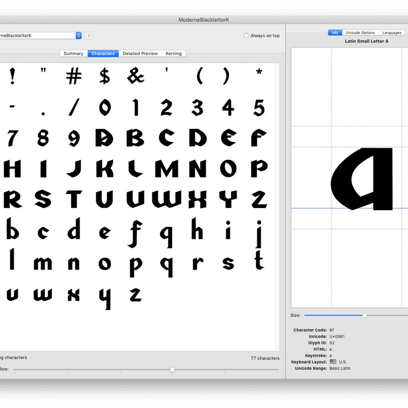 Type Design & Basics of Fontography | Alessandro Segalini