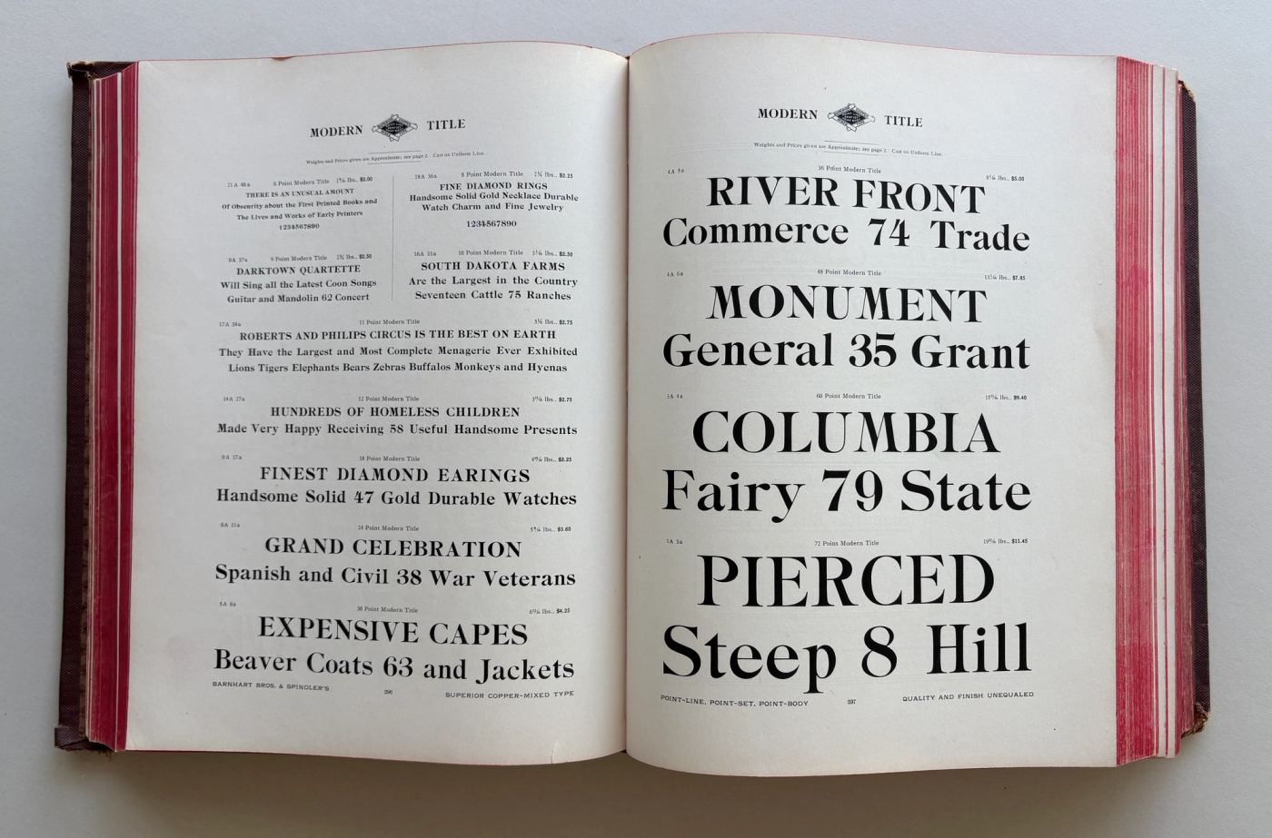 Modern Title, by Barnhart Brothers & Spindler