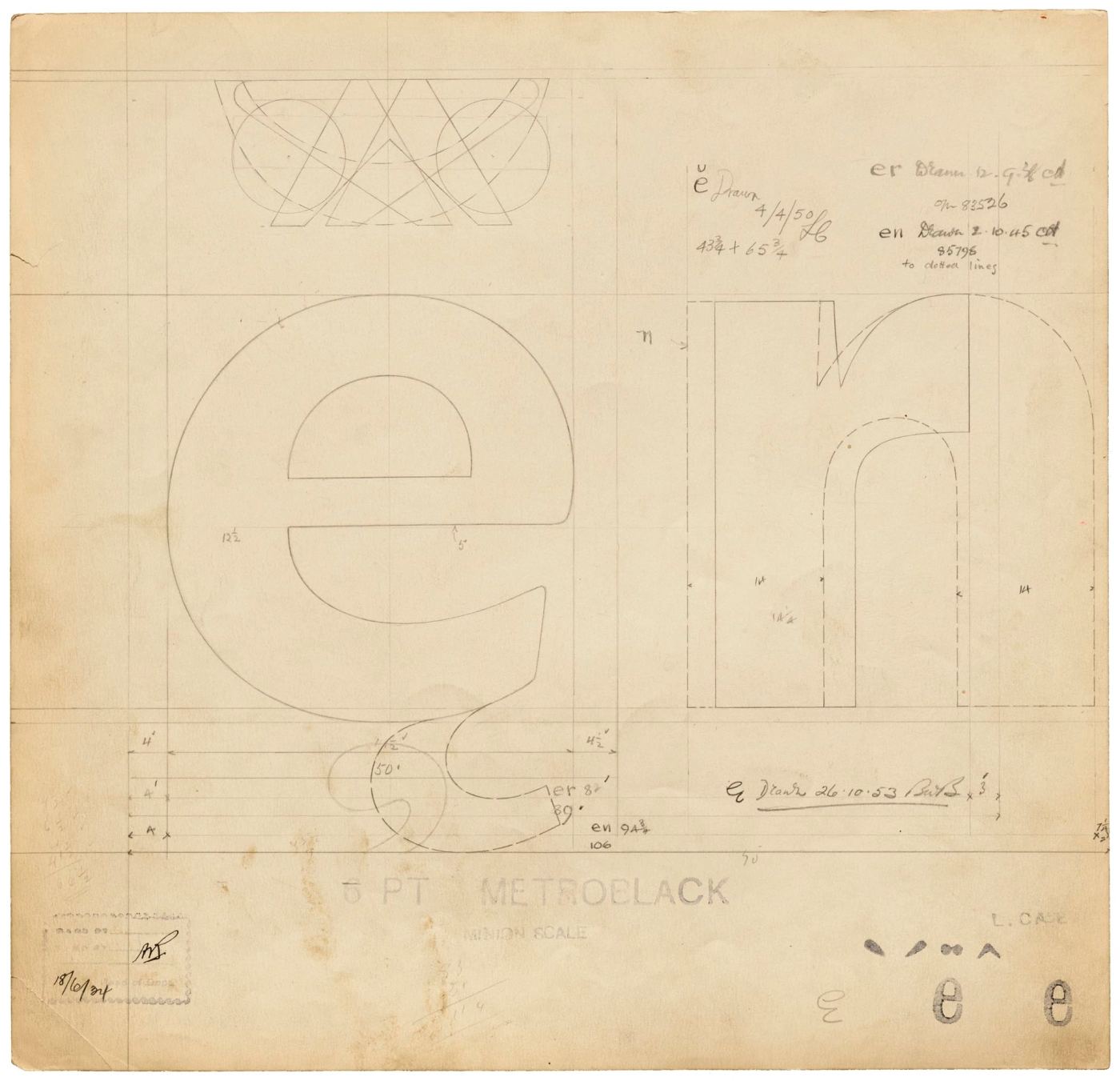 Metro by William Addison Dwiggins, published by Linotype (image courtesy of the Letterform Archive)