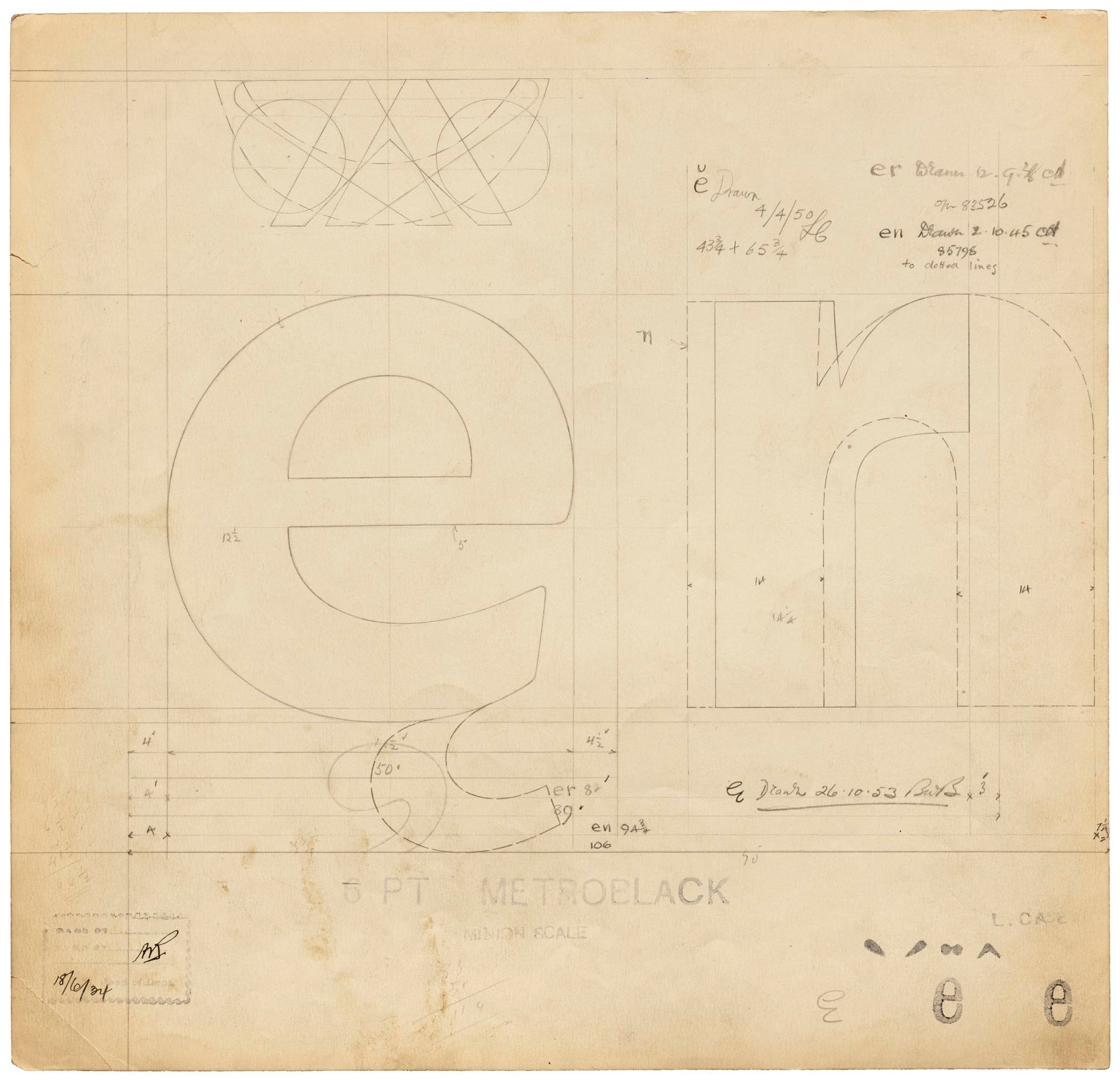 Metro by William Addison Dwiggins, published by Linotype (image courtesy of the Letterform Archive)