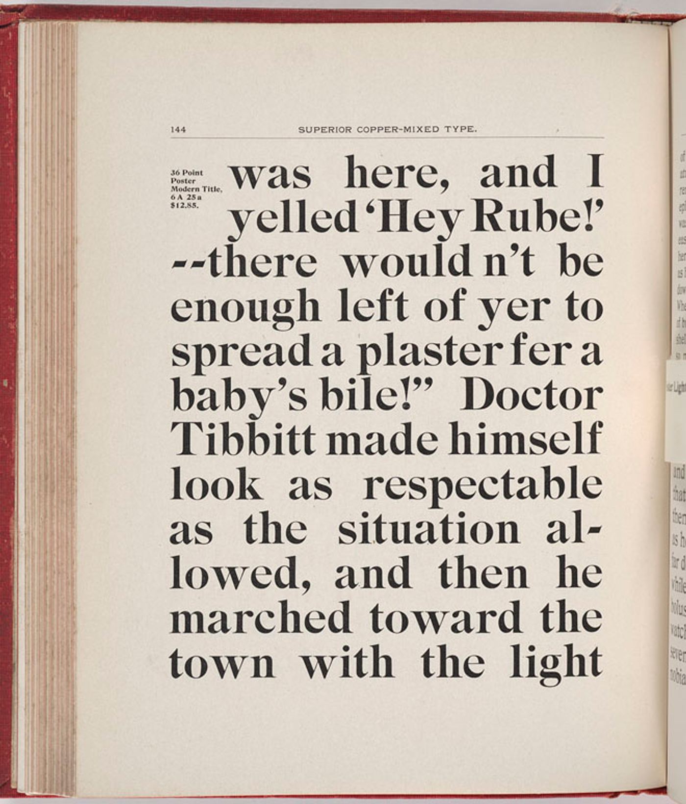 Modern Title, by Barnhart Brothers & Spindler