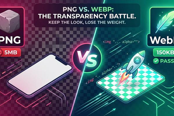 PNG vs. WebP: How to Keep Your Transparency Without the 5MB File Size