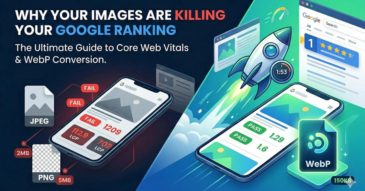 The Ultimate Guide to Core Web Vitals: Why Your Images Are Killing Your Google Ranking