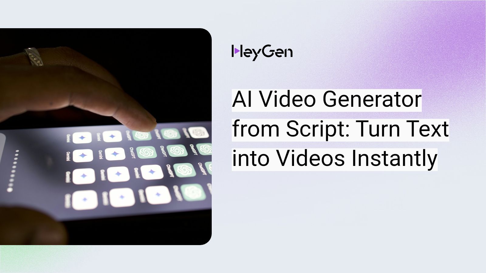 Ai Video Generator Turn Scripts Into Videos Heygen